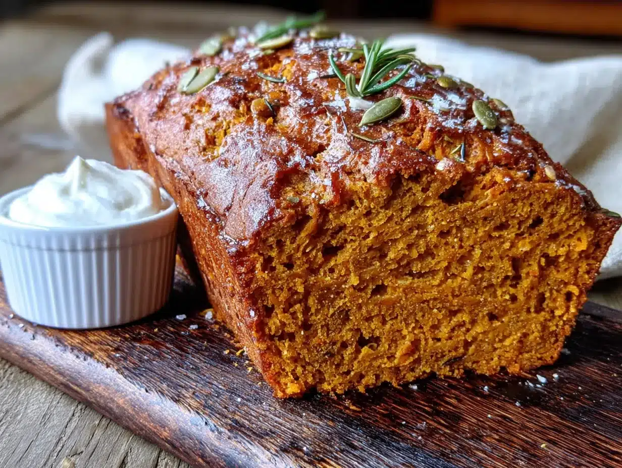 healthy pumpkin oat bread preparation steps