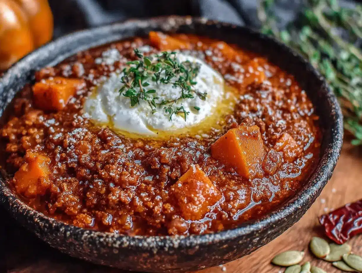 hearty ground turkey and sweet potato chili preparation steps