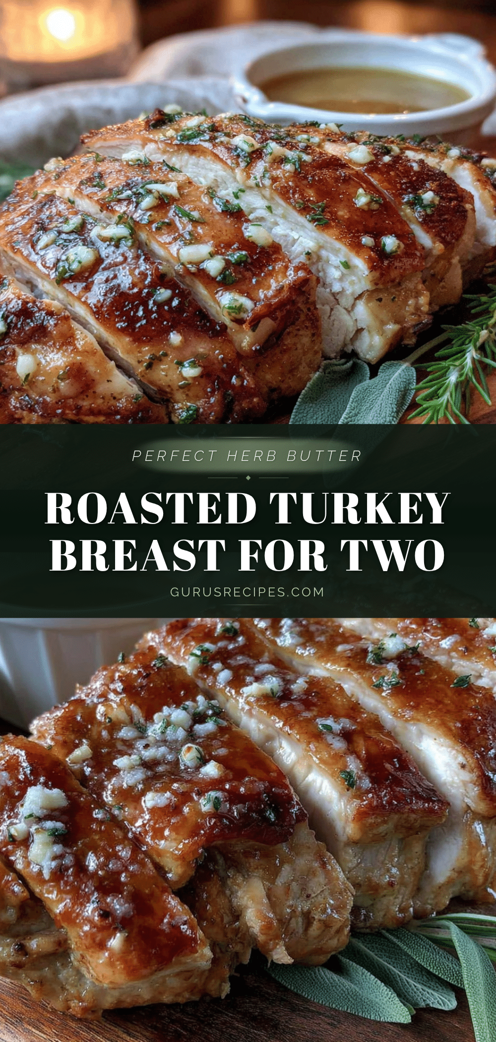 herb butter roasted turkey breast for two recipe