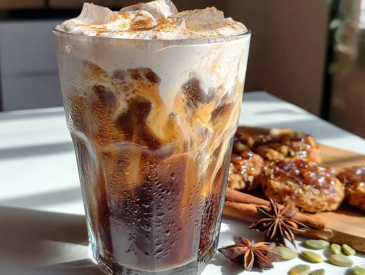 homemade pumpkin cream cold brew preparation steps