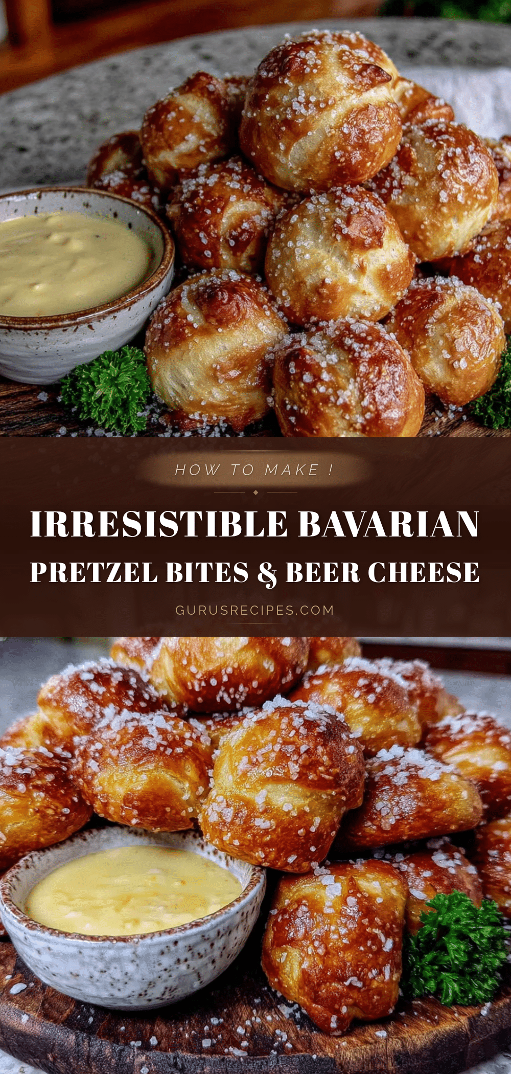 homemade soft pretzel bites with beer cheese dip recipe