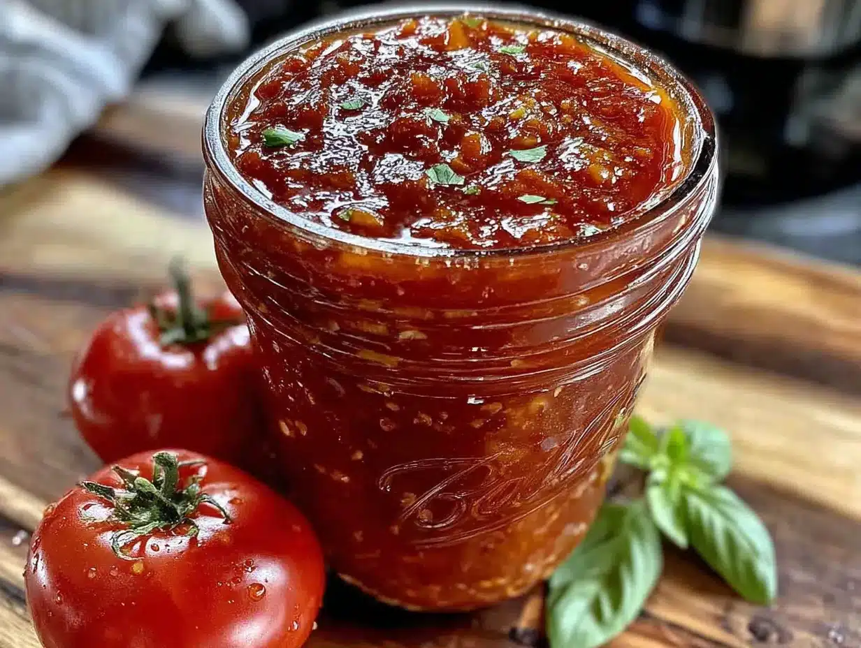 homemade tomato canning sauce preparation steps