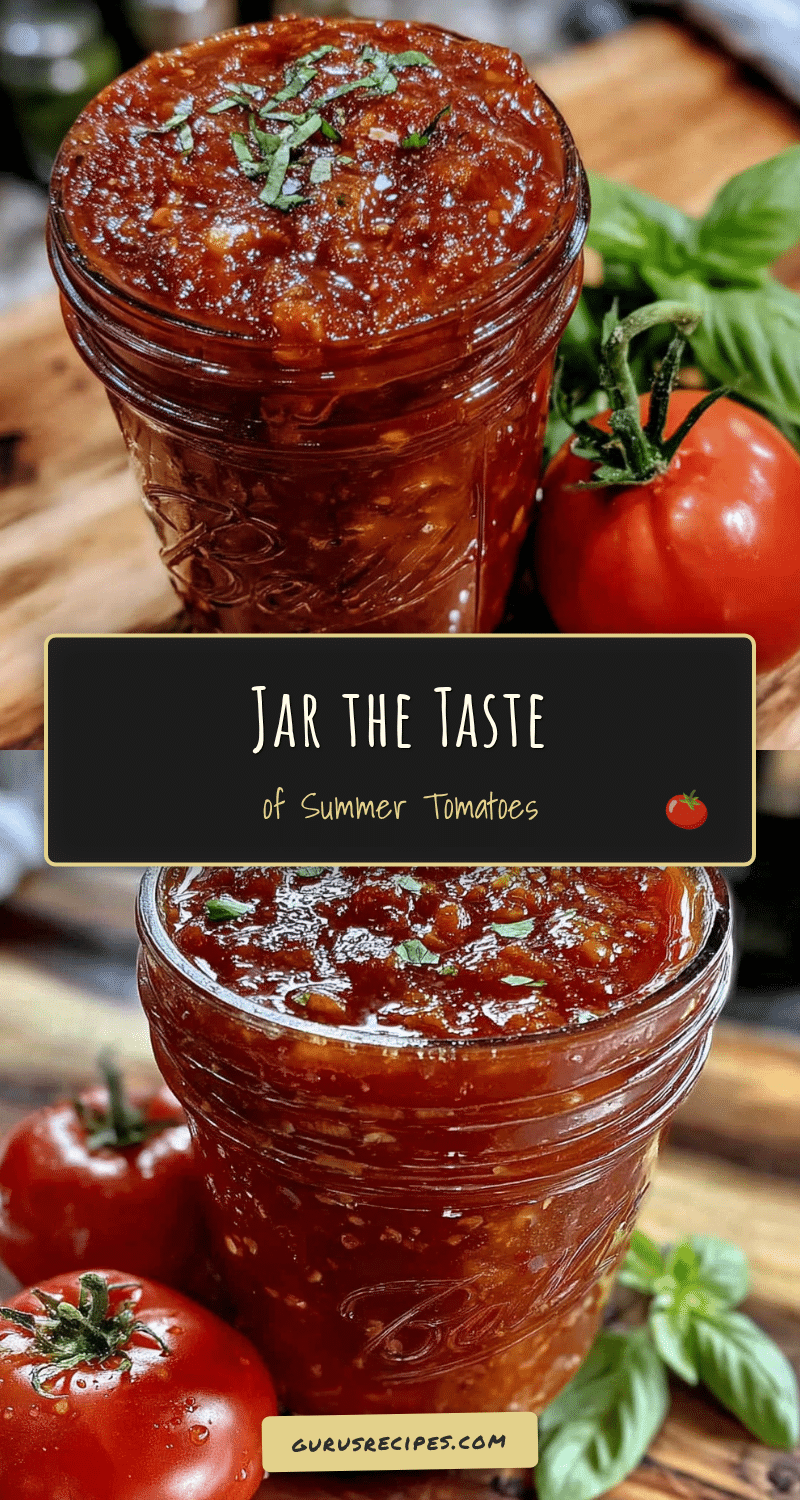 homemade tomato canning sauce recipe