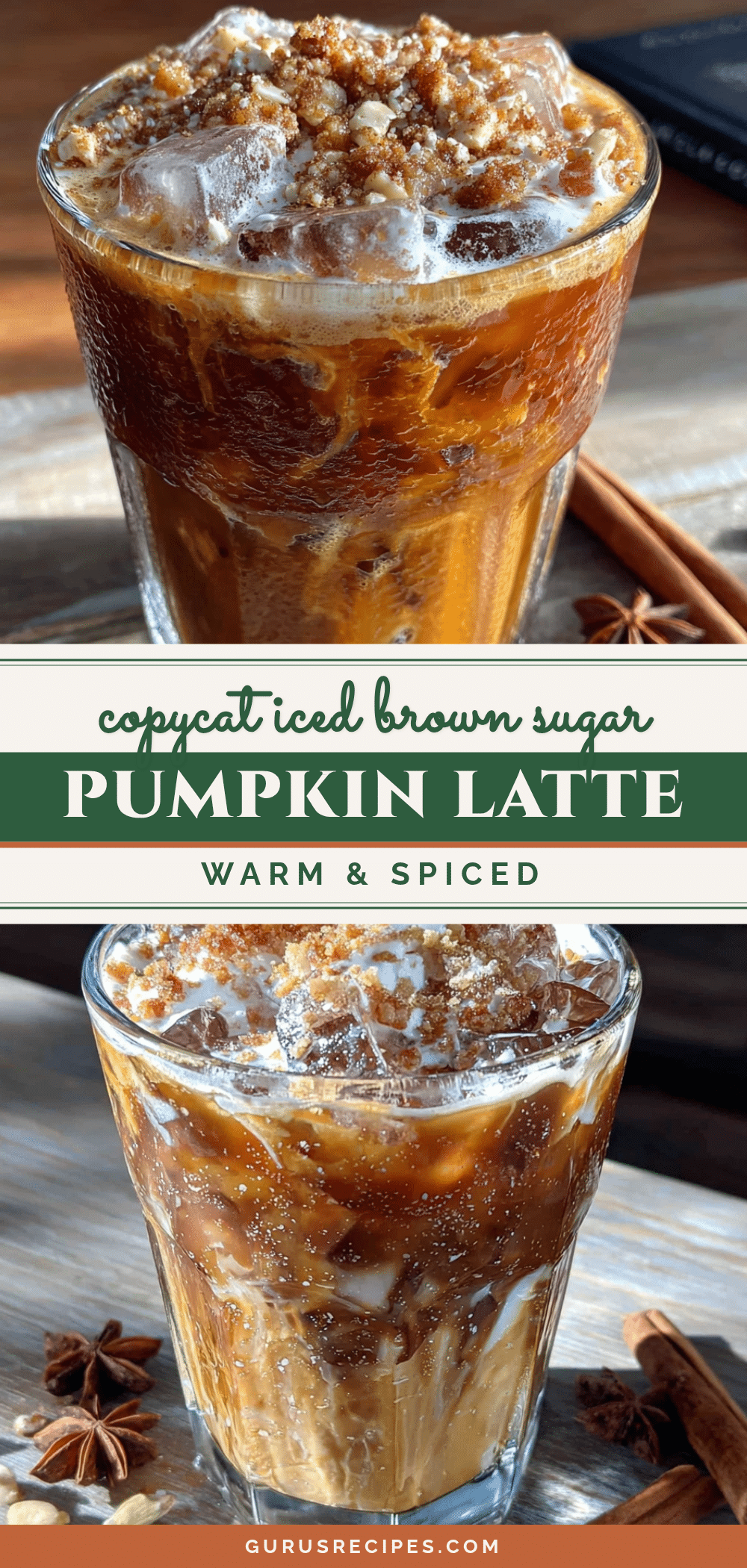 iced brown sugar pumpkin latte recipe