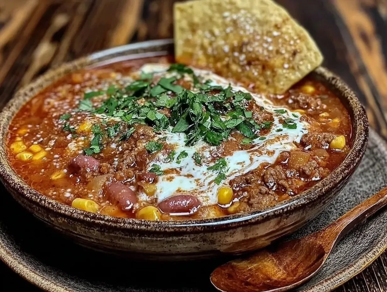 Instant Pot taco soup with ranch and corn preparation steps