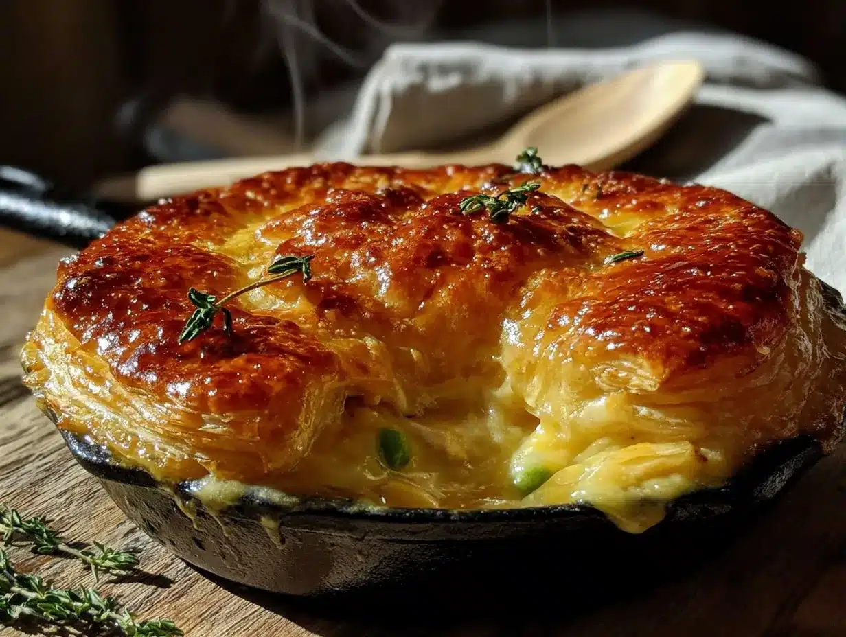 leftover turkey pot pie preparation steps