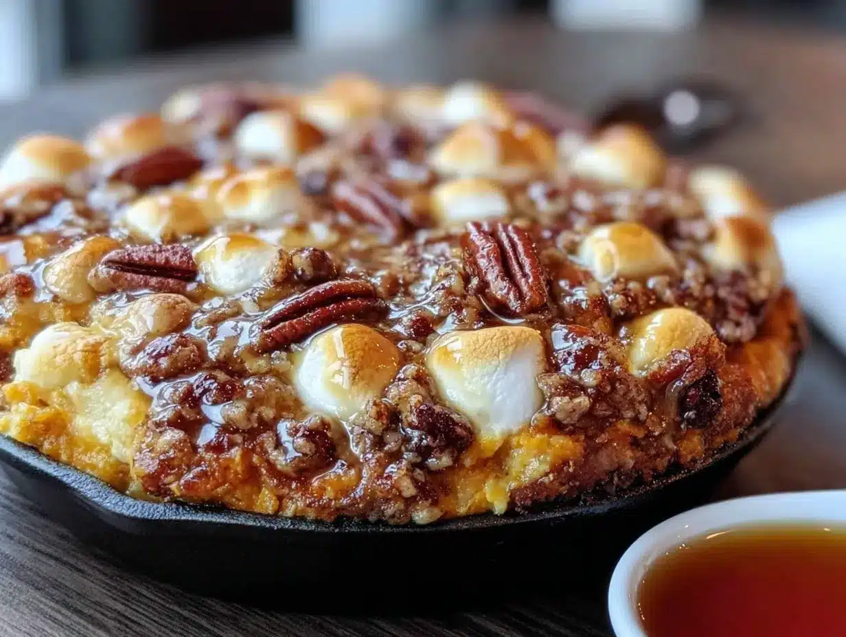 maple bourbon sweet potato casserole preparation steps
