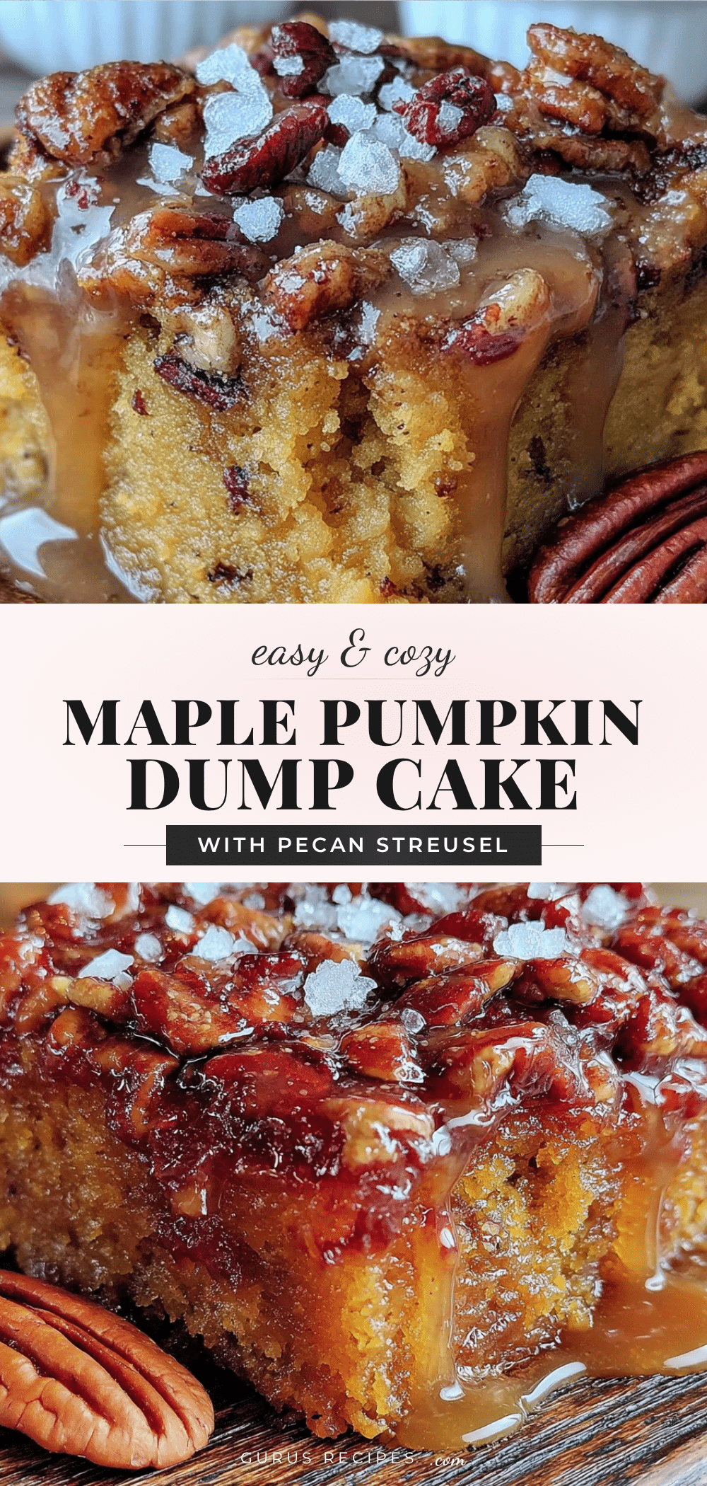 maple pumpkin dump cake recipe