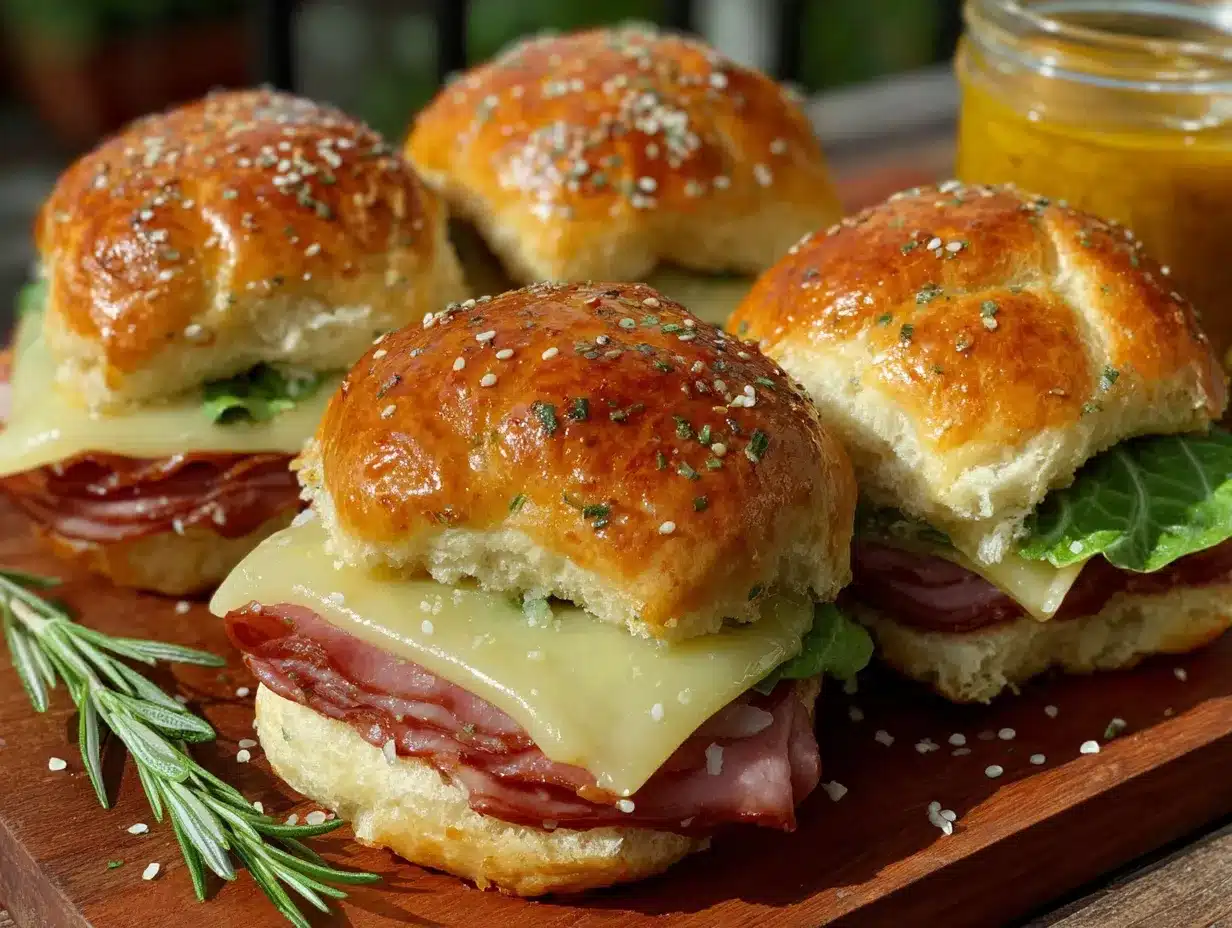 mini ham cheese sliders preparation steps