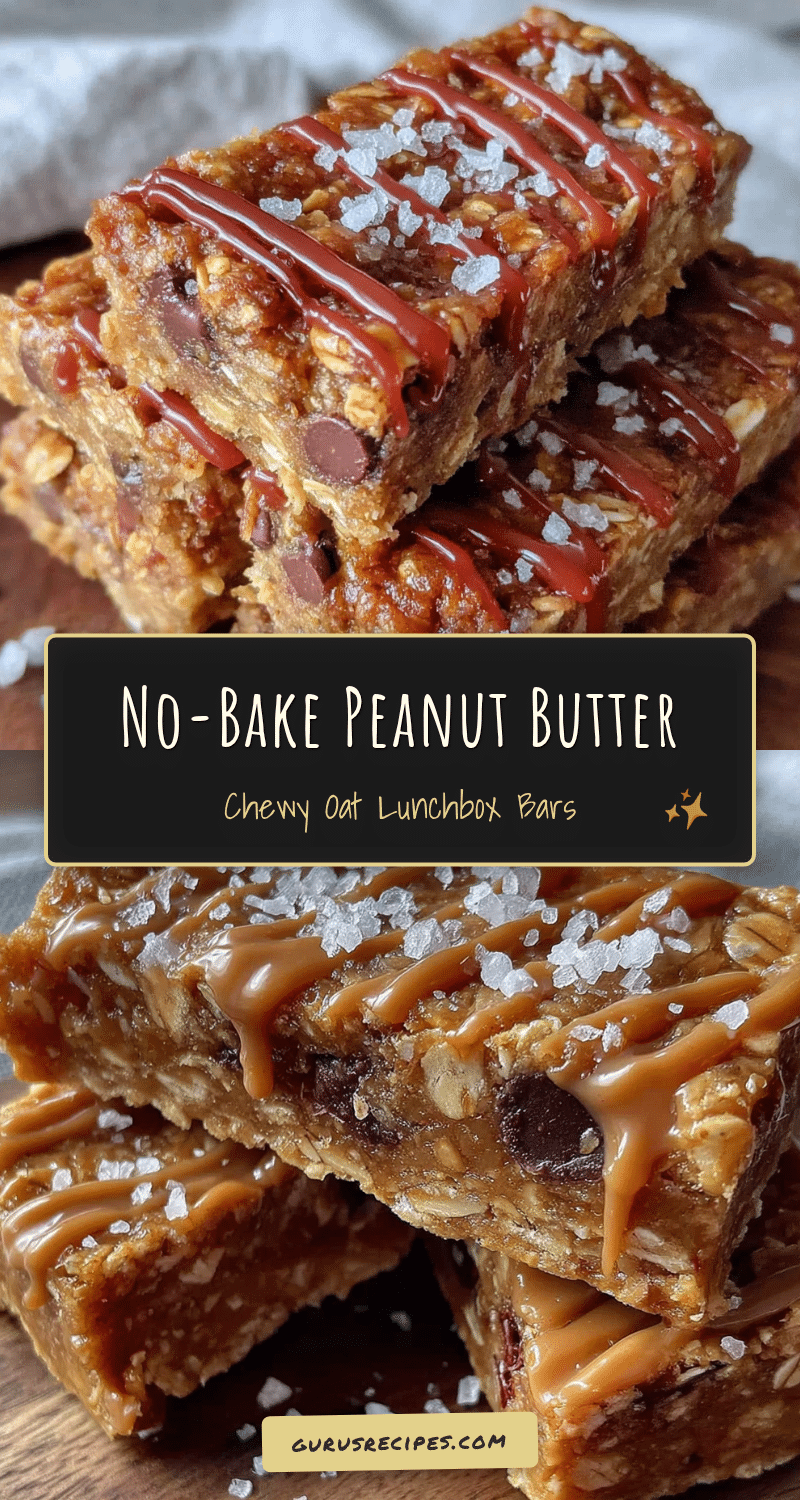 no-bake peanut butter oat bars recipe