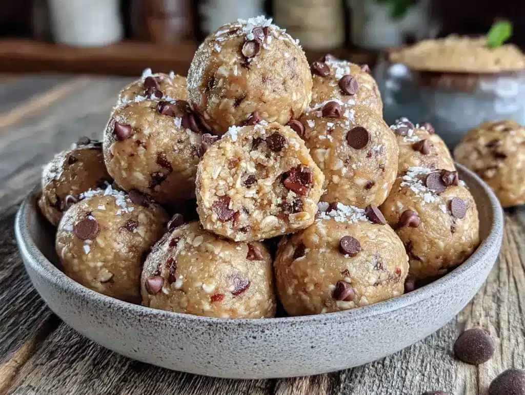 peanut butter energy balls - featured image