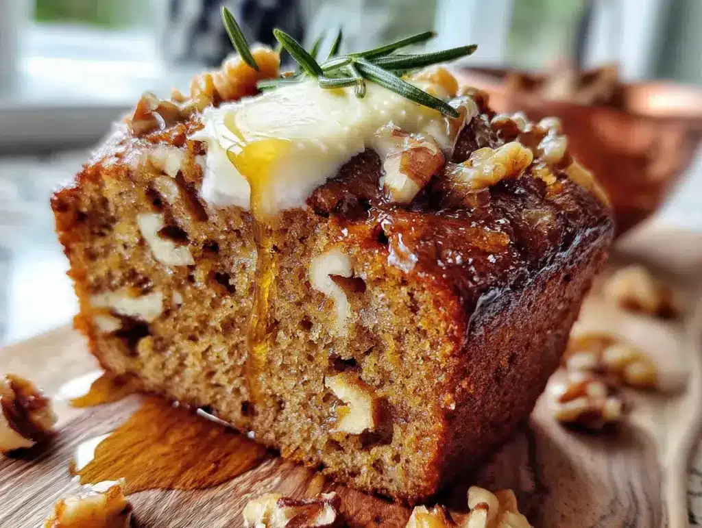 pumpkin banana bread with walnuts - featured image