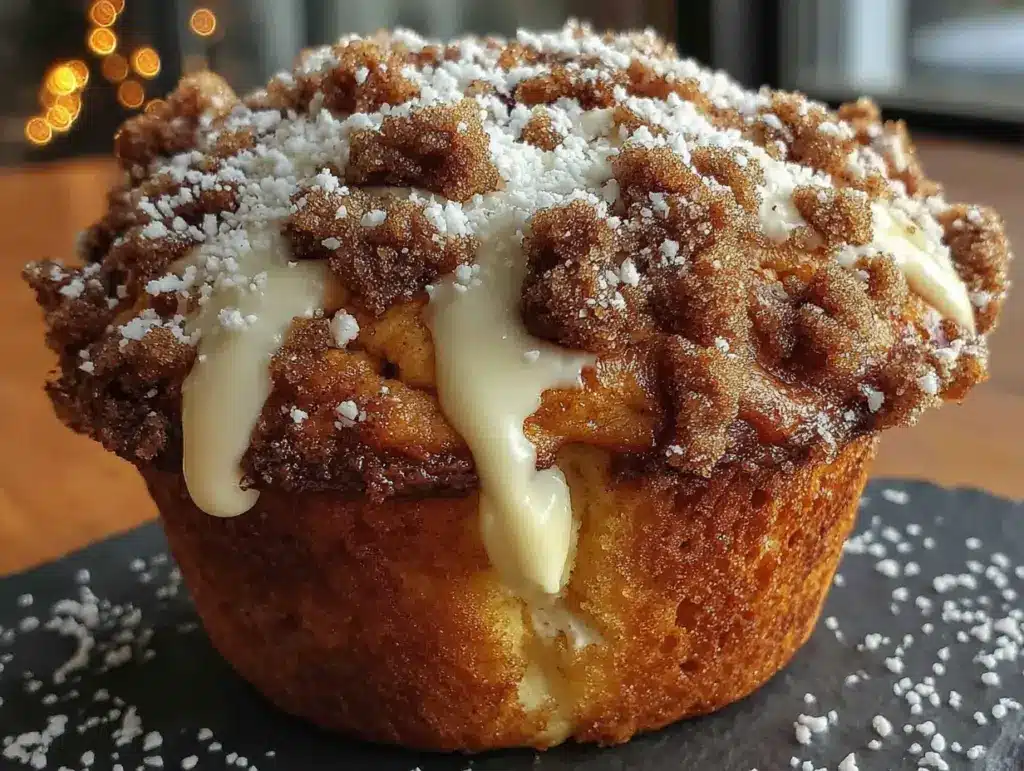 pumpkin cream cheese muffins - featured image