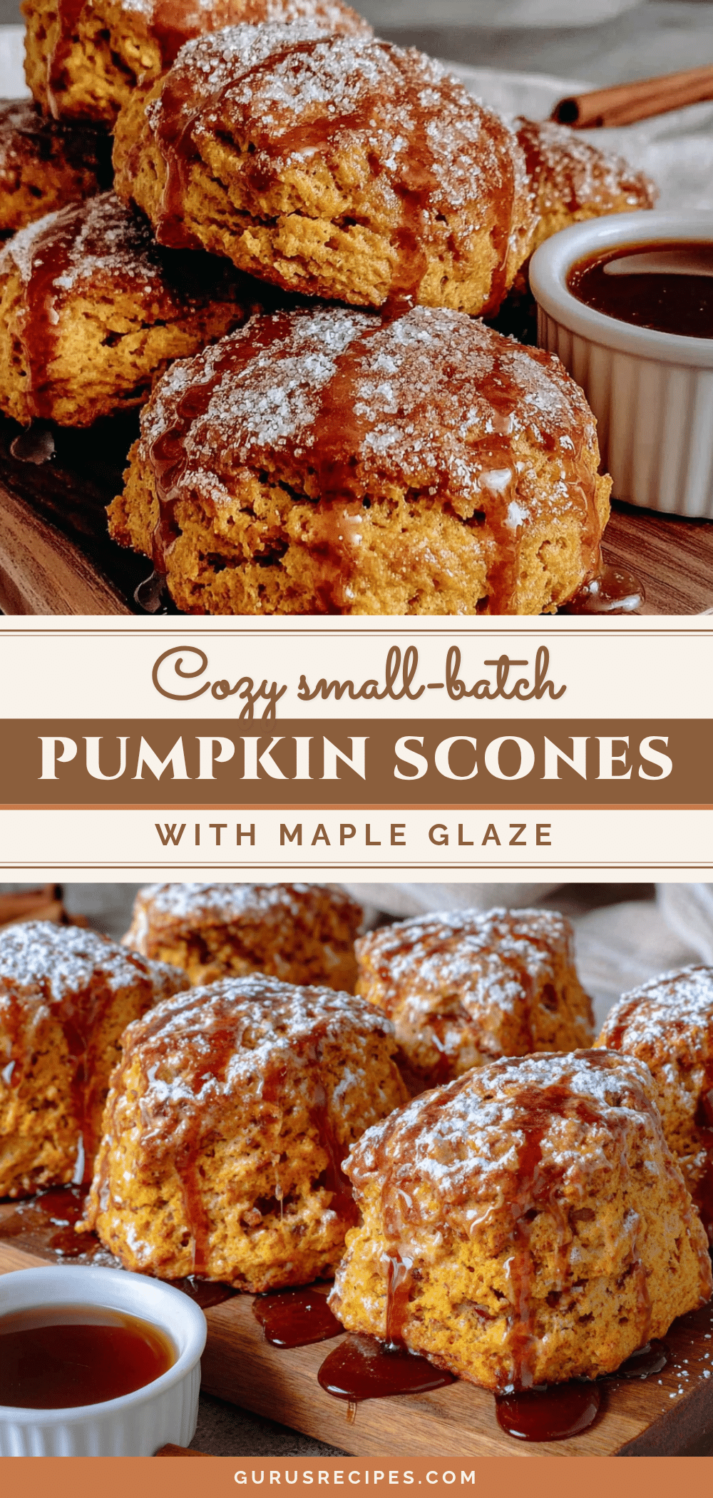 pumpkin scones with maple glaze recipe