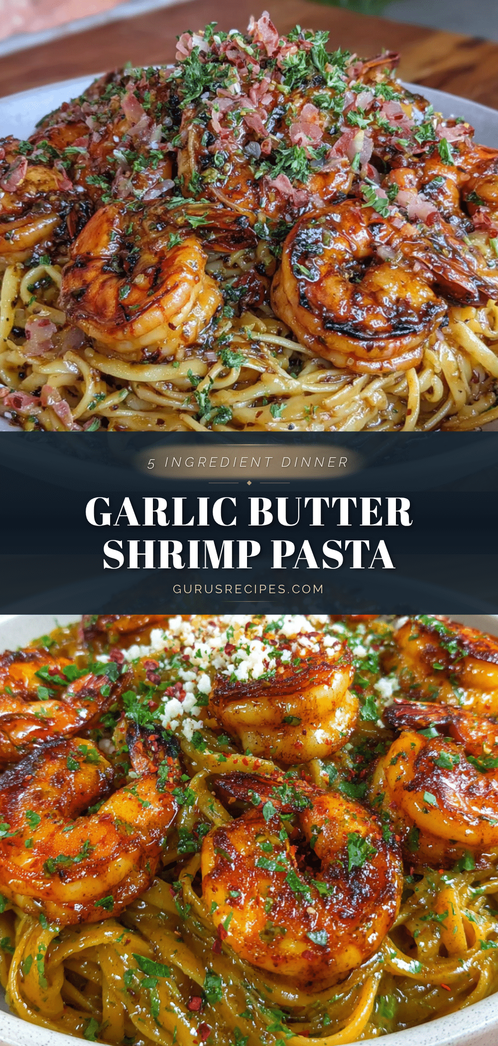 quick garlic butter shrimp pasta recipe