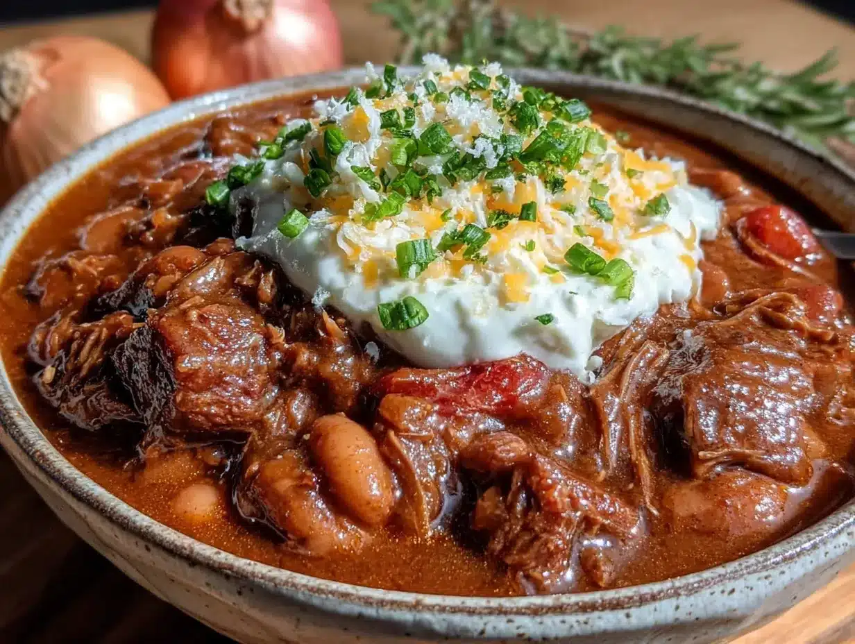 slow cooker turkey white bean chili preparation steps