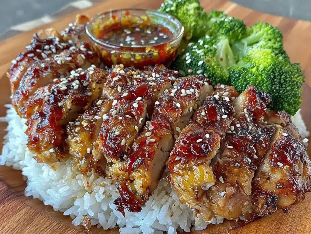 small-batch teriyaki chicken bowls - featured image