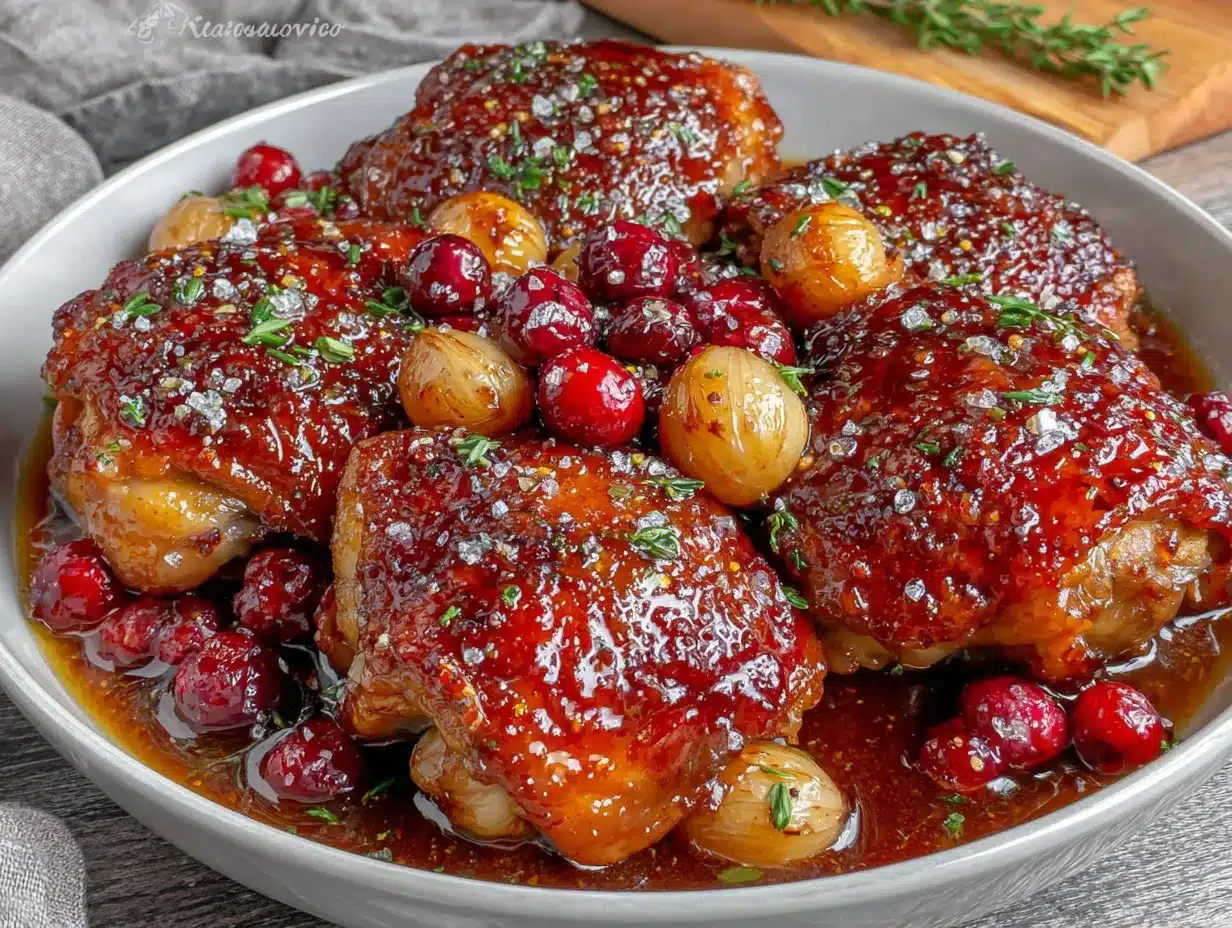 sticky honey garlic baked chicken thighs preparation steps