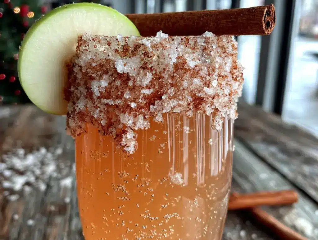 apple cider mimosa - featured image