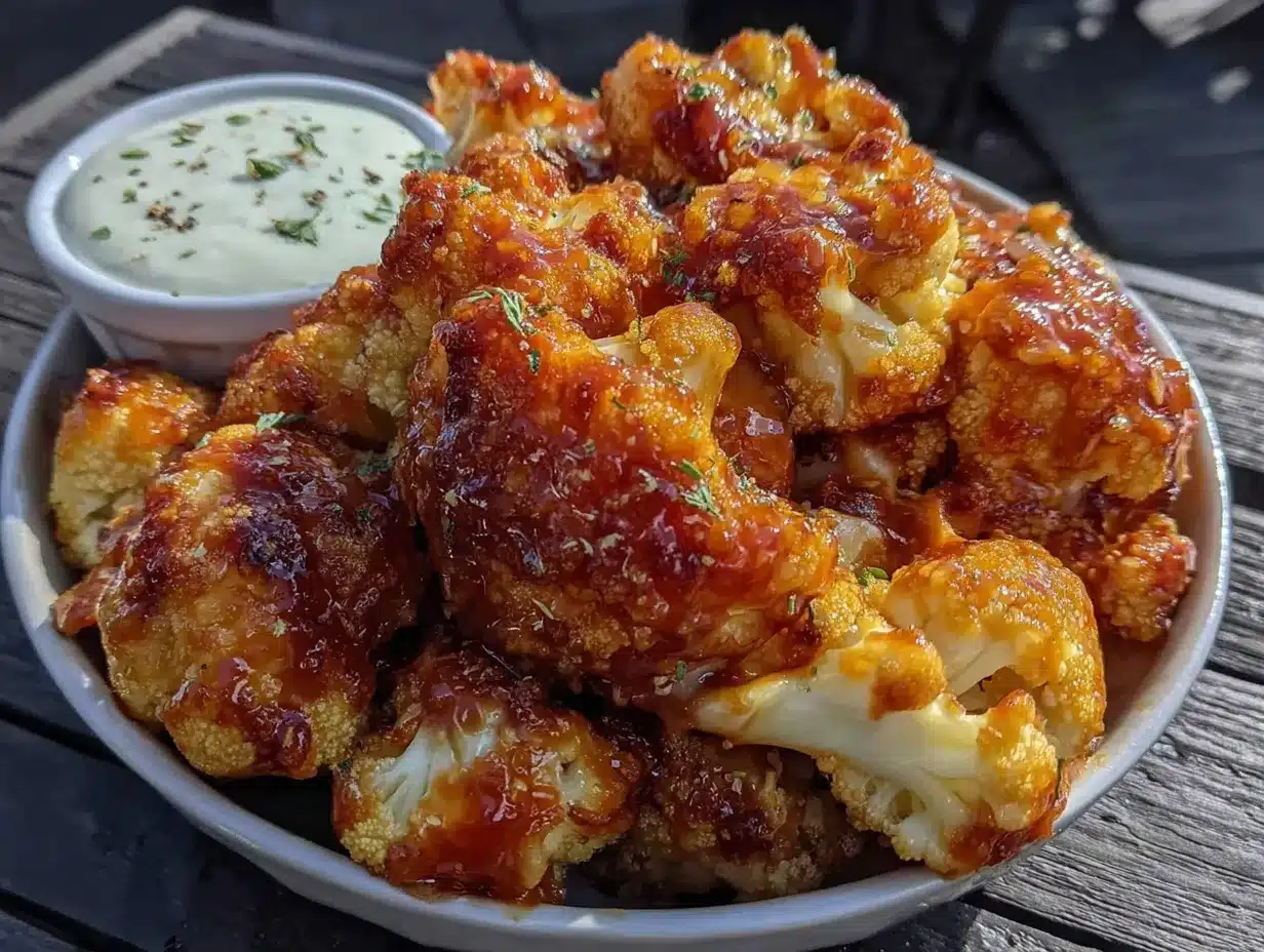 best easy buffalo cauliflower bites with ranch preparation steps