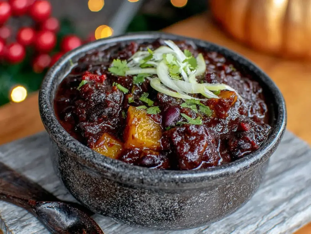 black bean pumpkin chili - featured image