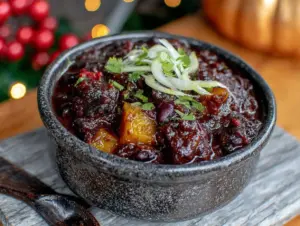 black bean pumpkin chili - featured image