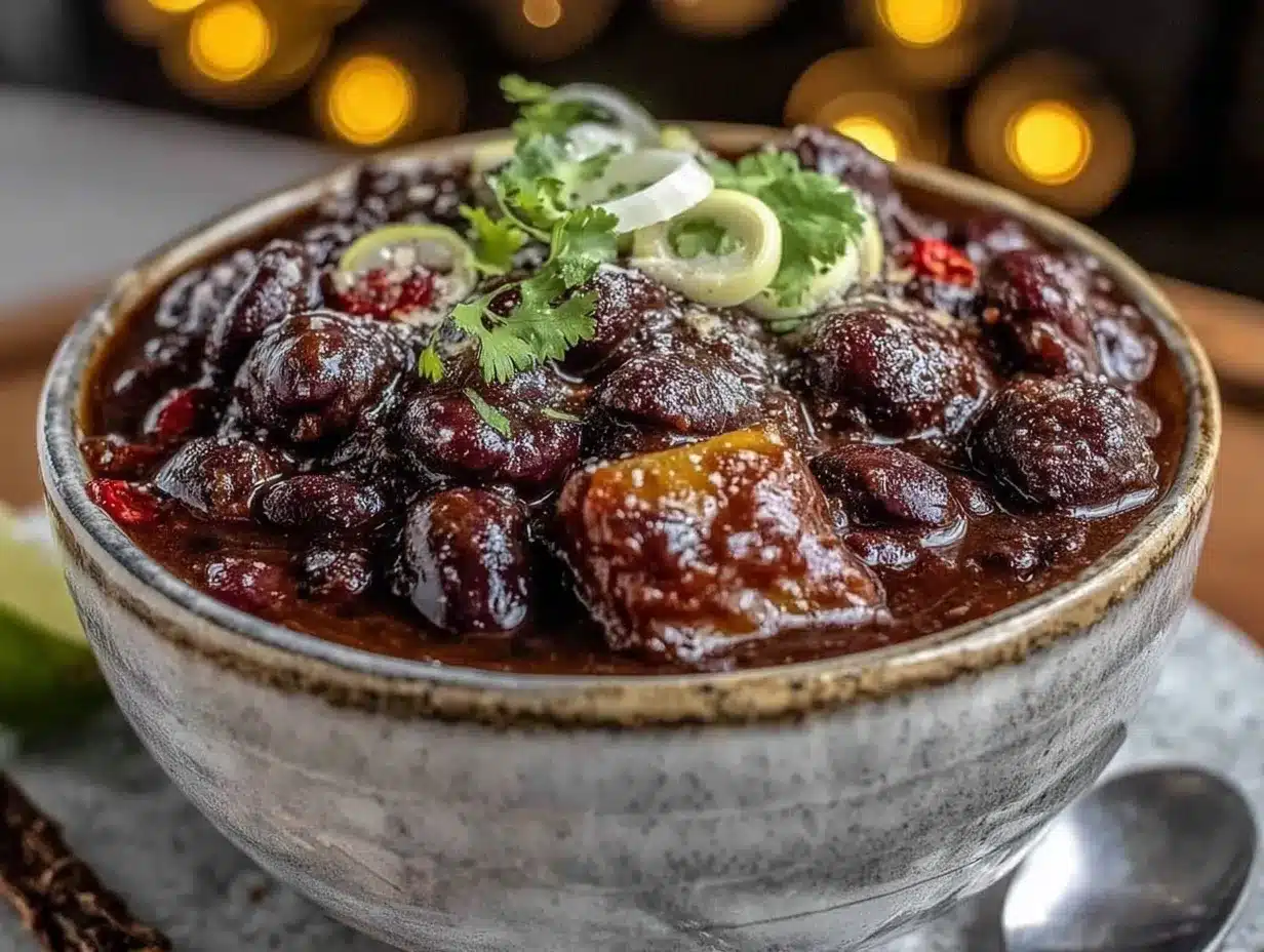 black bean pumpkin chili preparation steps