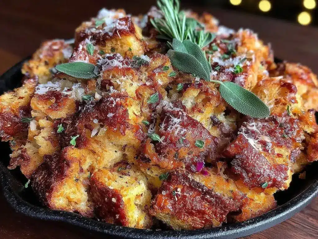brown butter sage stuffing with sourdough - featured image