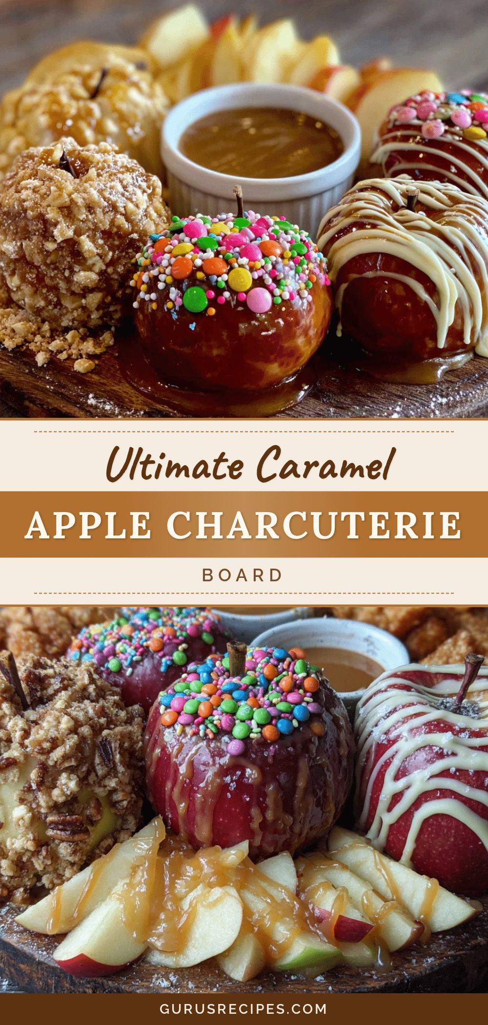caramel apple charcuterie board recipe