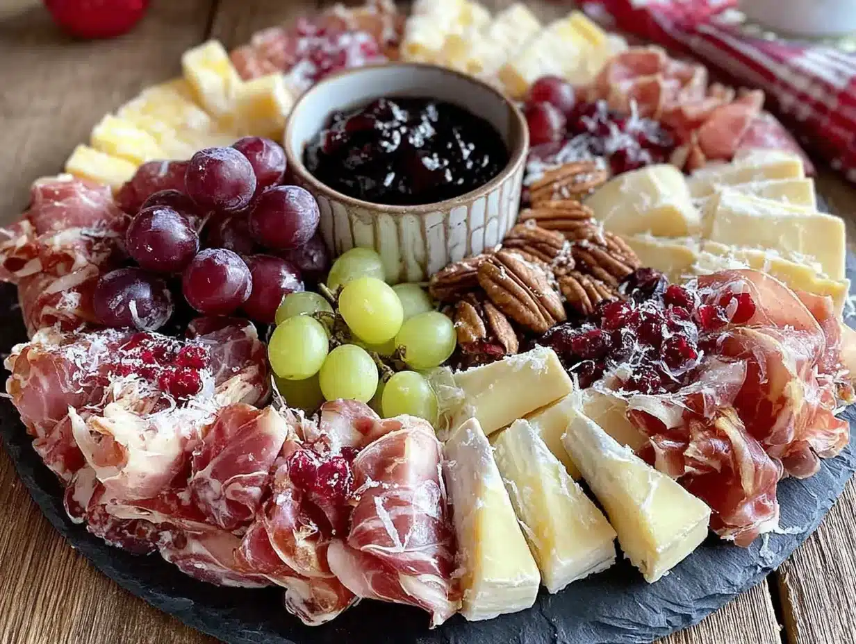 charcuterie board for two preparation steps