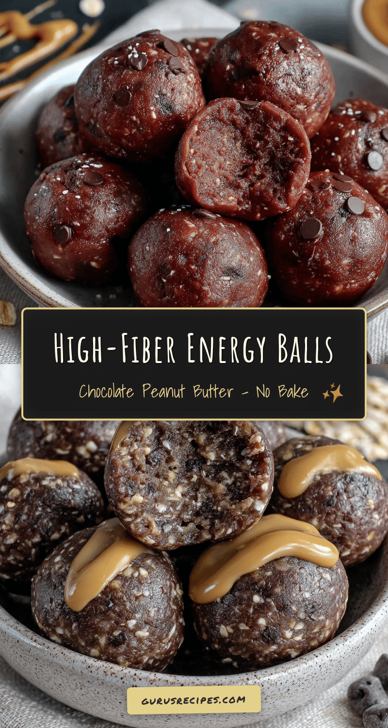 chocolate peanut butter energy balls recipe
