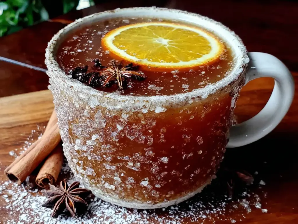 cozy slow cooker mulled cider - featured image
