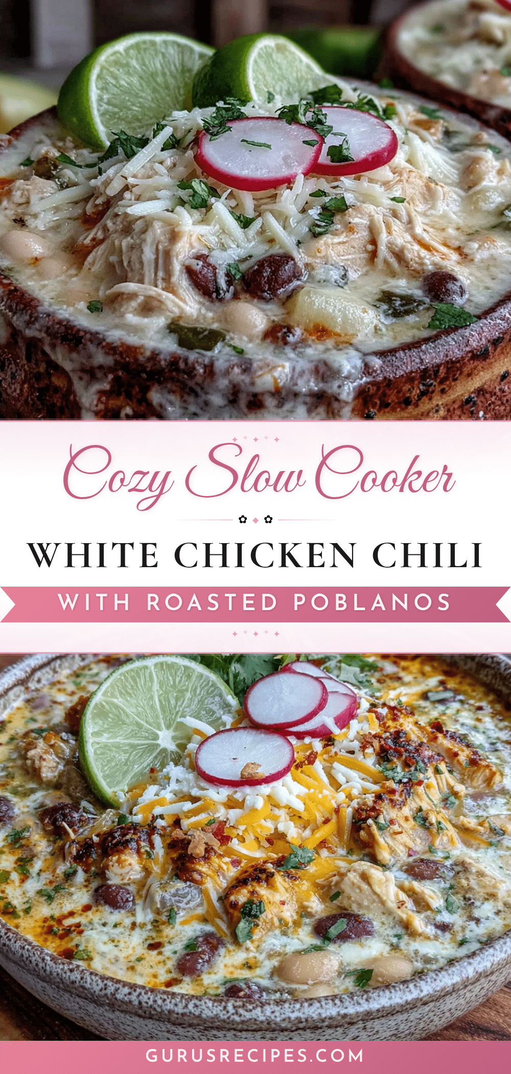 cozy slow cooker white chicken chili with roasted poblanos recipe