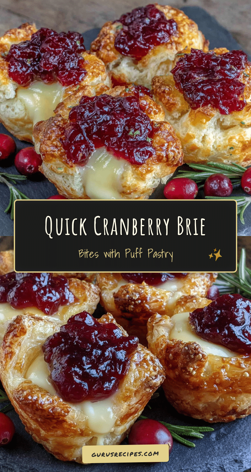cranberry brie bites recipe