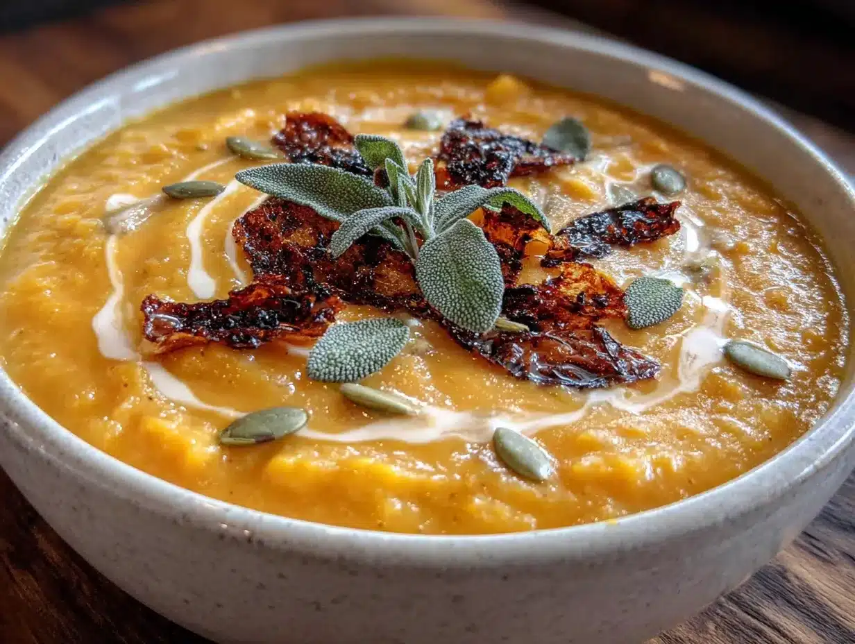 creamy roasted butternut squash soup preparation steps
