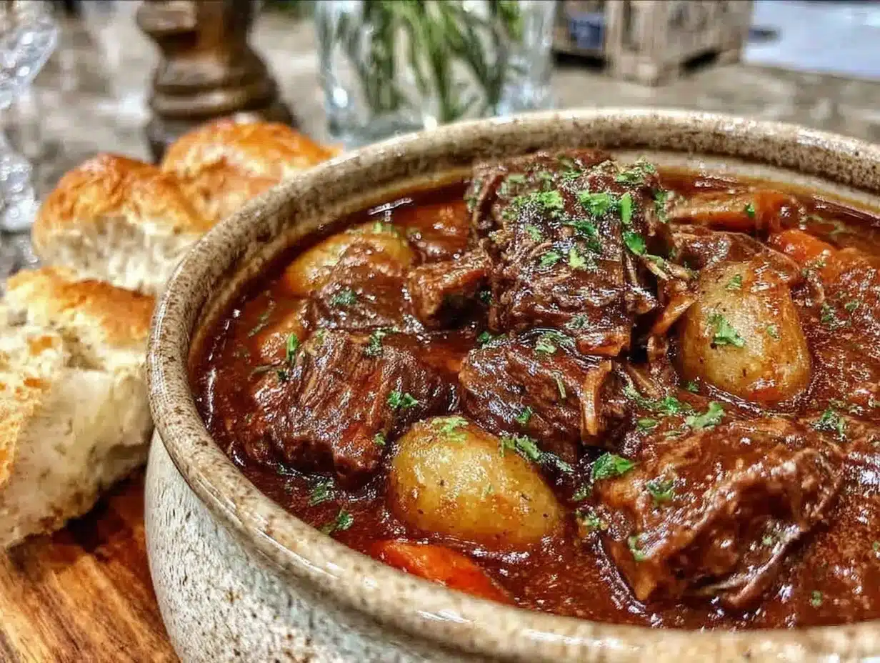 crockpot beef stew preparation steps