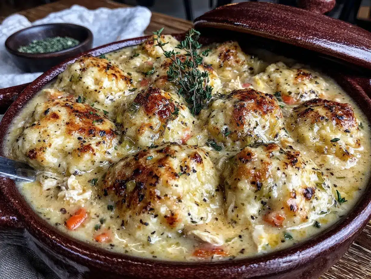 easy slow cooker chicken and dumplings preparation steps