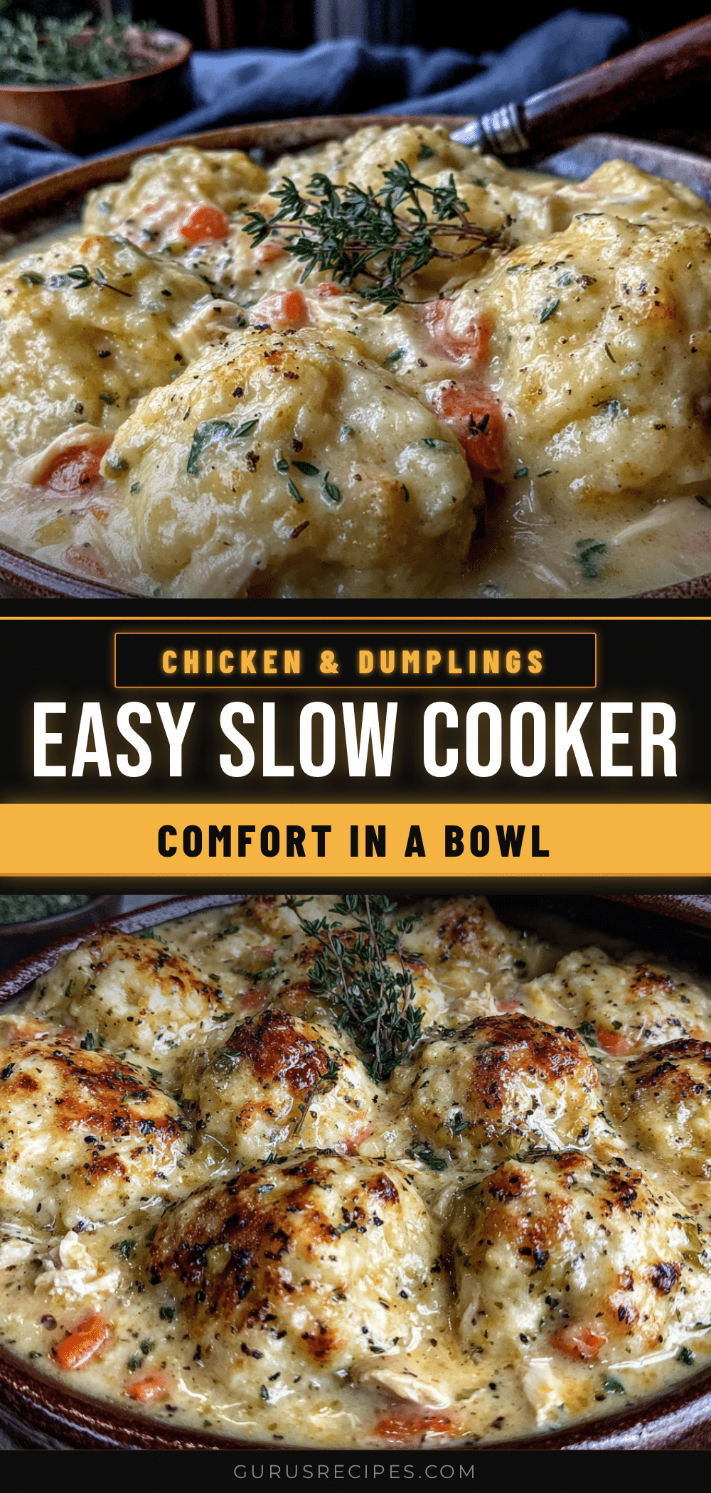 easy slow cooker chicken and dumplings recipe