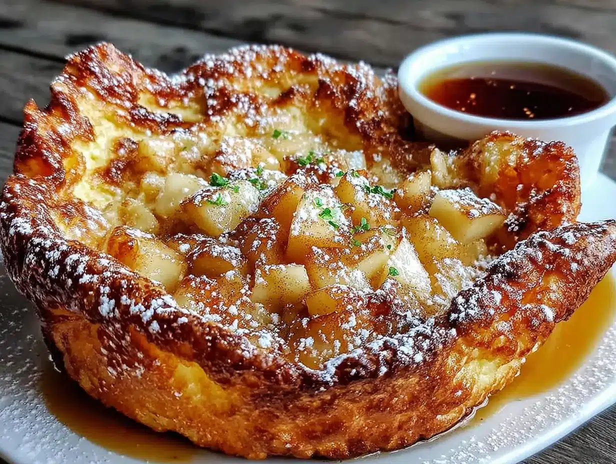German apple pancake recipe preparation steps