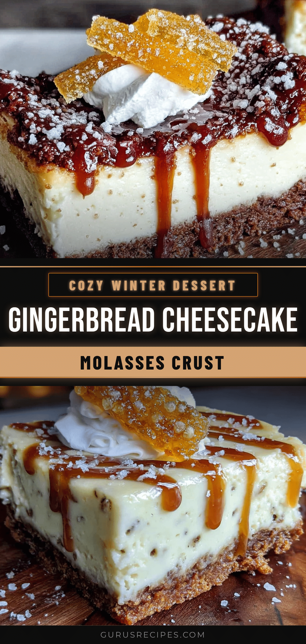 gingerbread cheesecake bars recipe