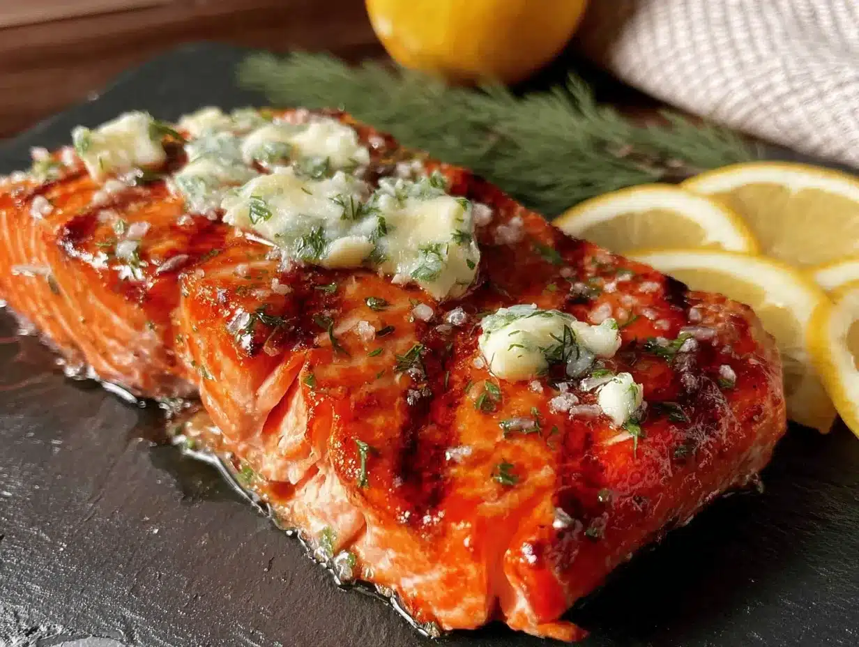 lemon dill butter salmon preparation steps