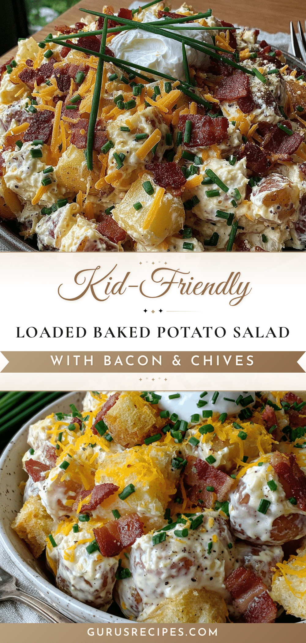 loaded baked potato salad with bacon recipe