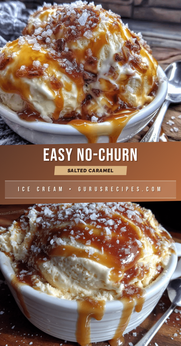 no-churn salted caramel ice cream recipe