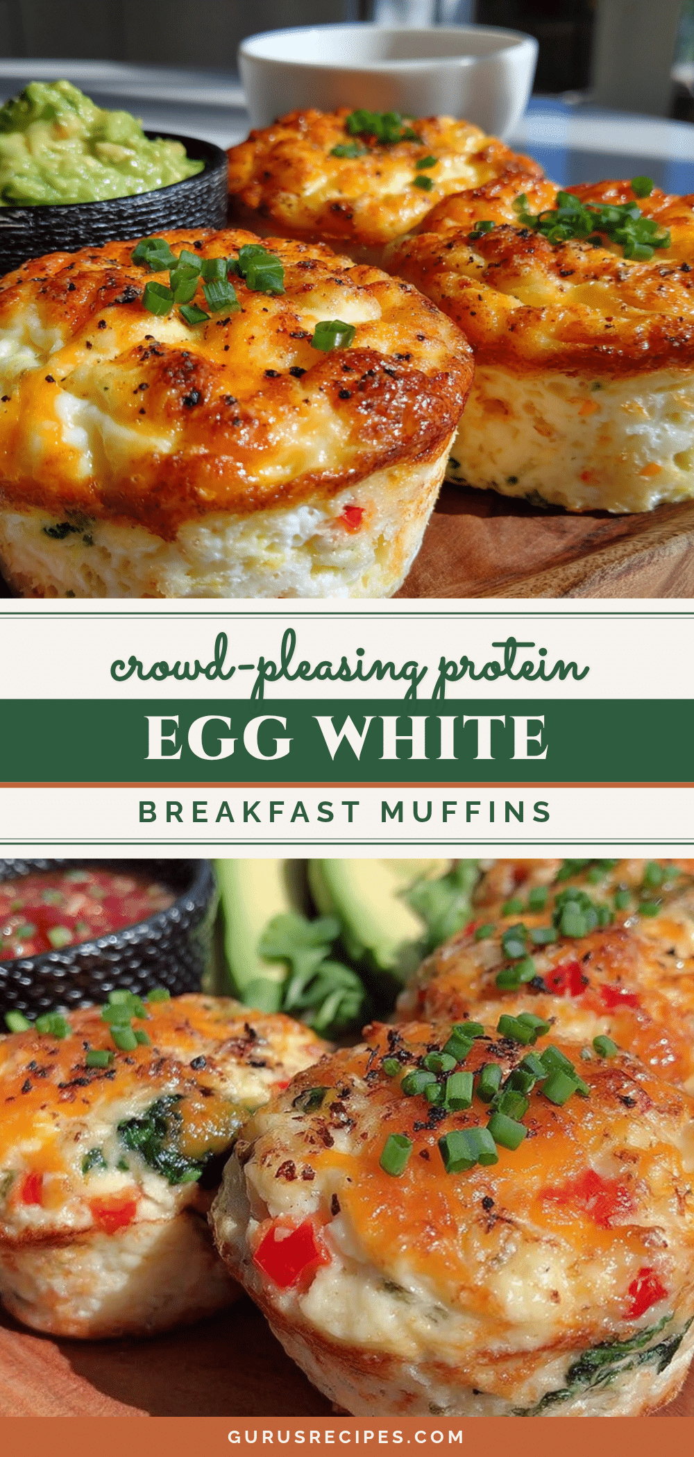 protein egg white breakfast muffins recipe