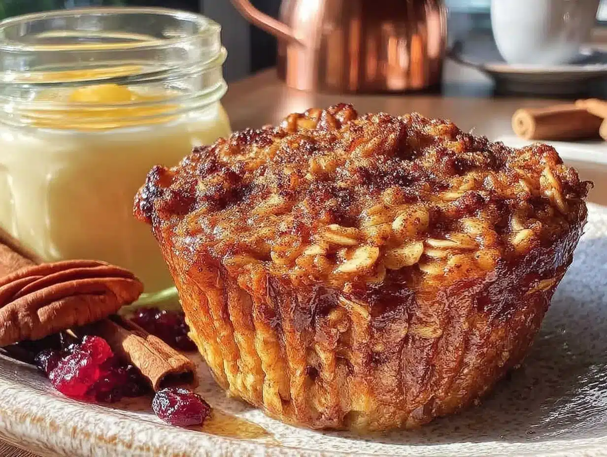 pumpkin spice baked oatmeal cups preparation steps
