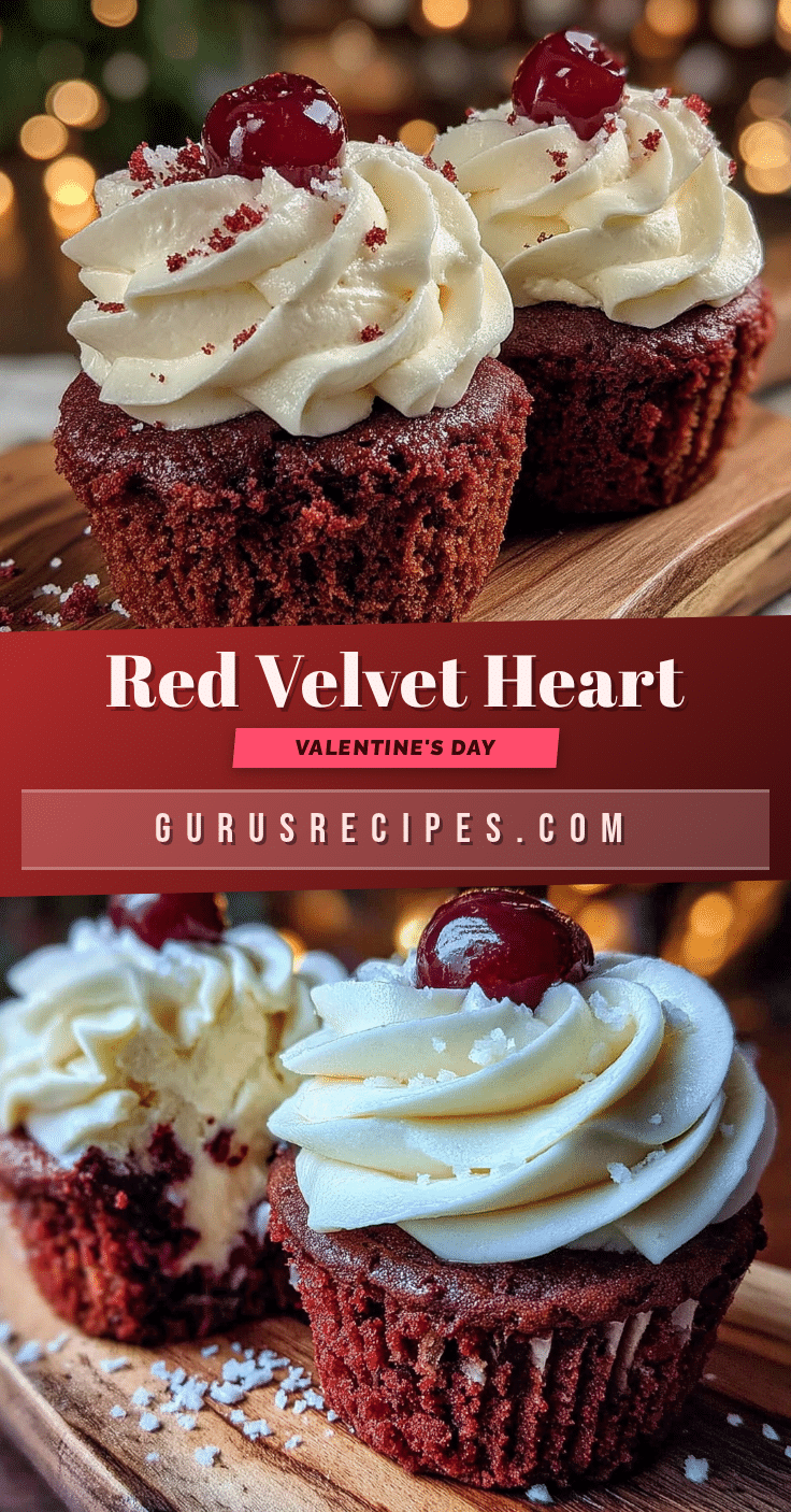 red velvet heart cupcakes recipe