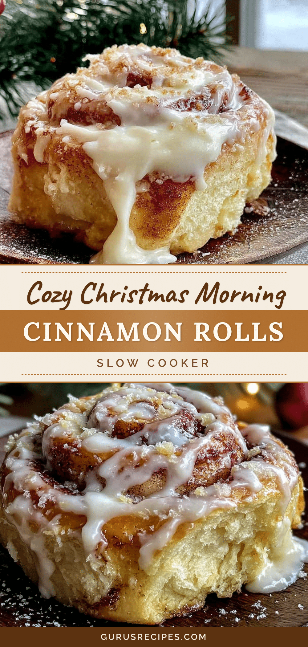 slow cooker cinnamon rolls recipe