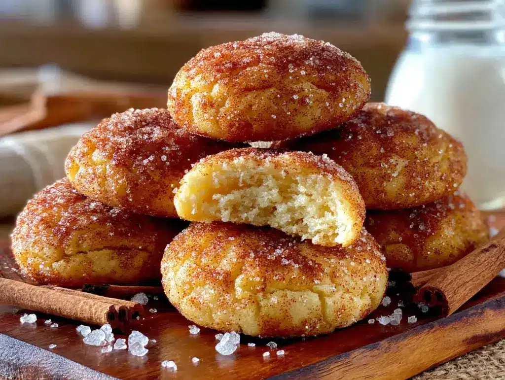 small-batch snickerdoodle cookies - featured image