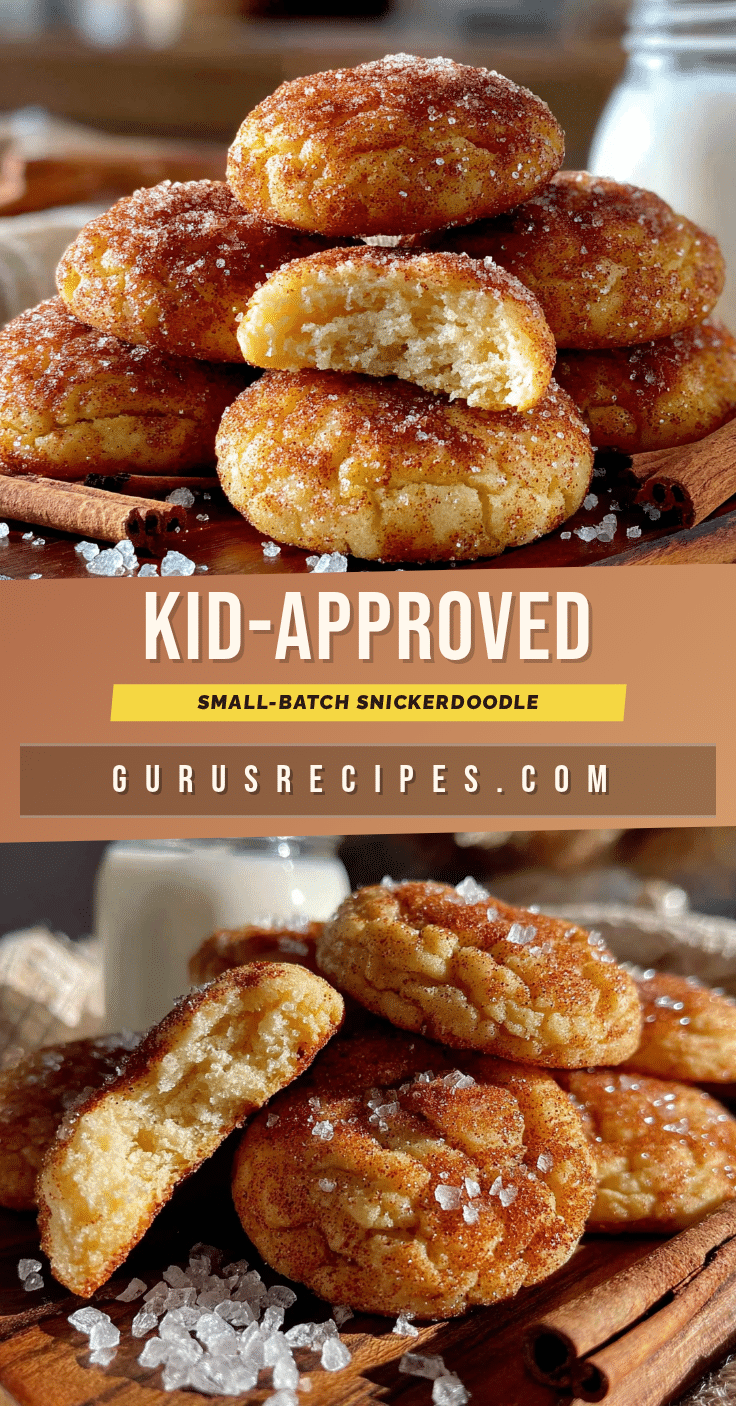 small-batch snickerdoodle cookies recipe