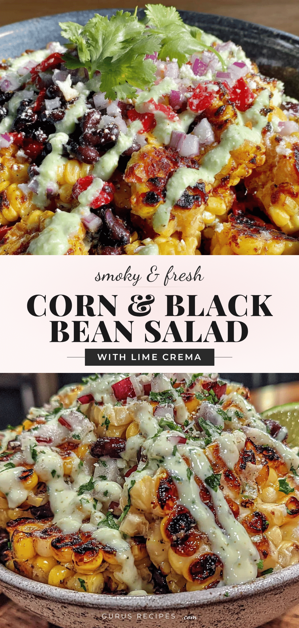 smoky grilled corn and black bean salad recipe